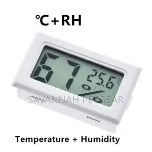 Digital Hygrometer Thermometer (Lcd Display) for Greenhouse, Incubator