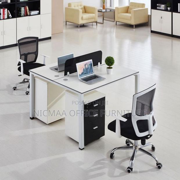 Modern Executive Double Workstation - thumbnail 3