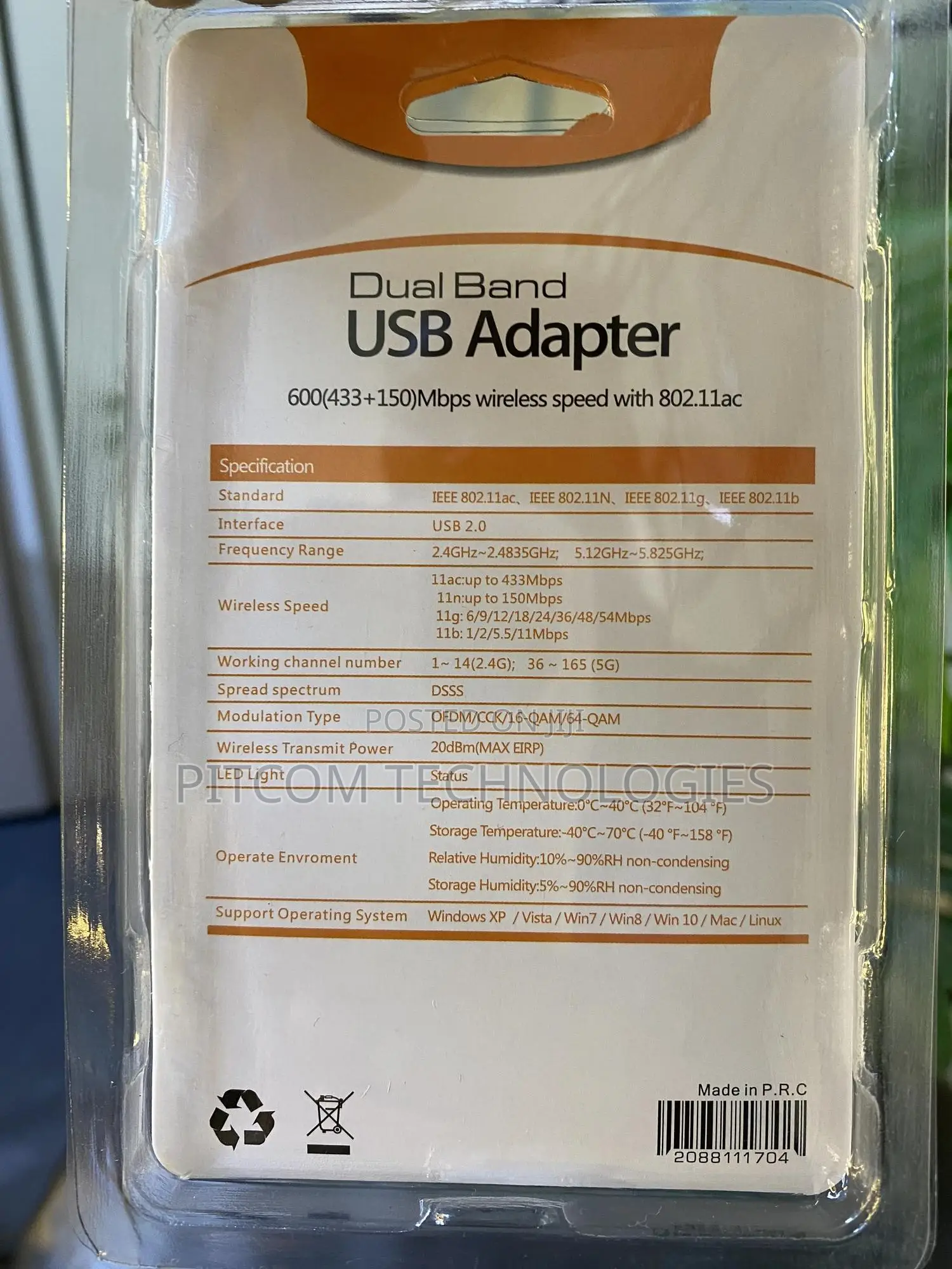 Dual Band Usb Adapter