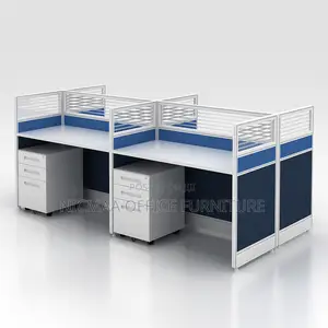 4-Way Privacy, Style Efficiency Combined Workstation