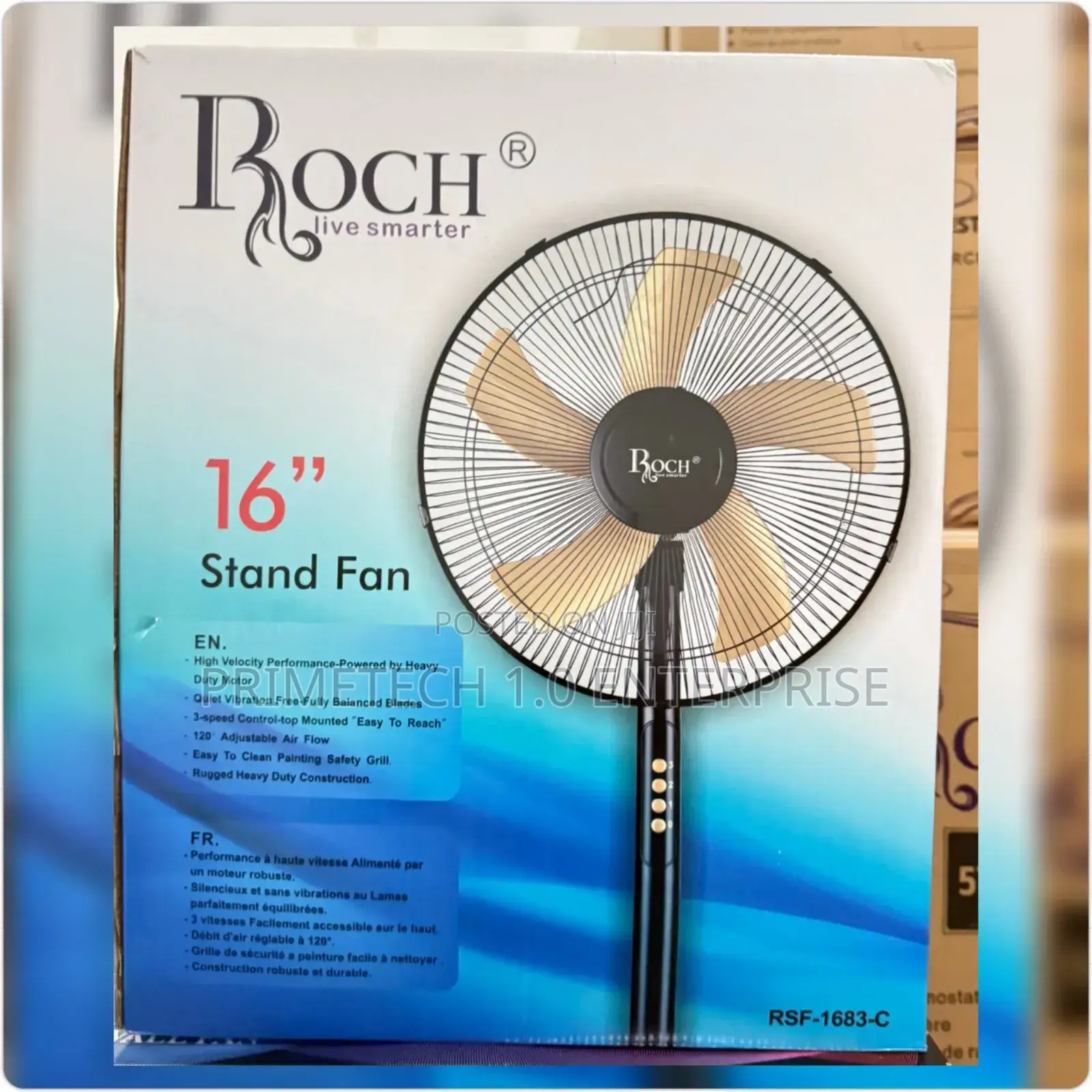 Roch Standing Fan 16 Inches
