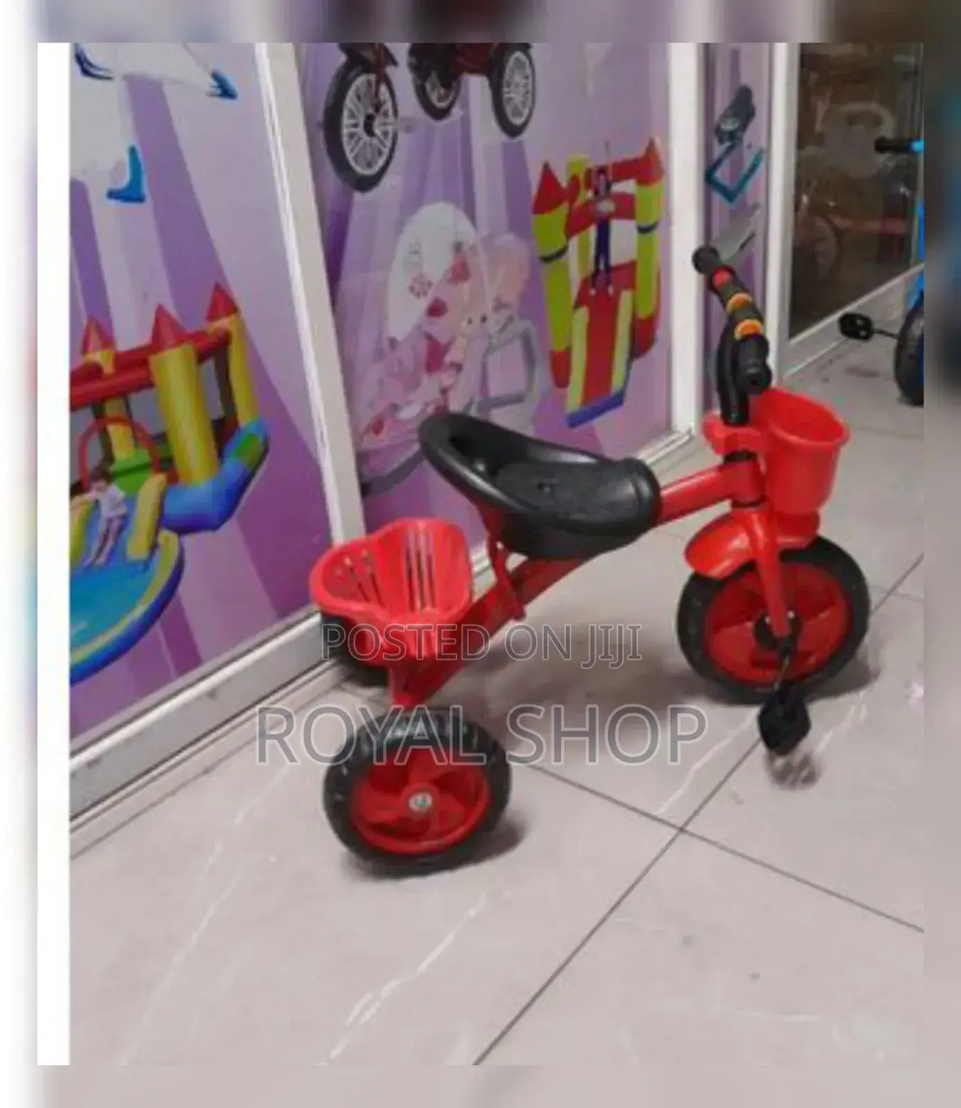 Tricycle Kids Bike With Basket