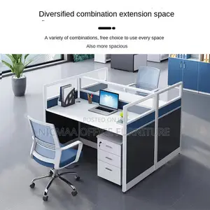 2-Way Executive Cubicle Setup Workstation