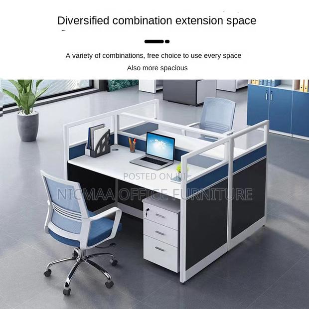 2-Way Executive Cubicle Setup Workstation