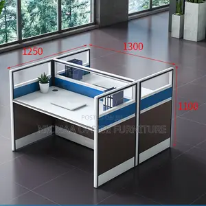 2-Way Executive Cubicle Setup Workstation
