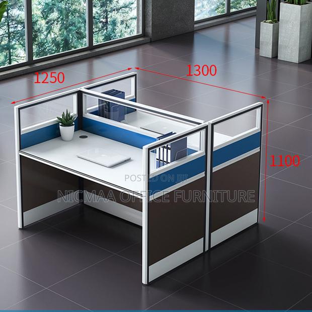 2-Way Executive Cubicle Setup Workstation - thumbnail 2