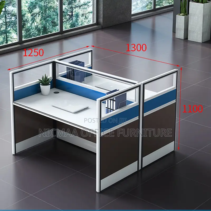 2-Way Executive Cubicle Setup Workstation