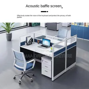 2-Way Executive Cubicle Setup Workstation
