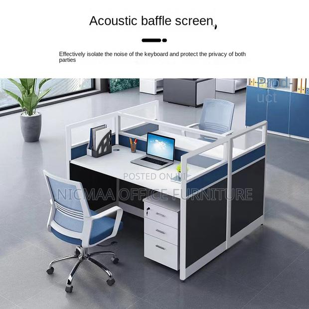 2-Way Executive Cubicle Setup Workstation - thumbnail 3