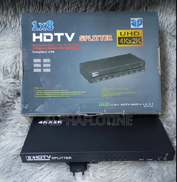 High-Performance Audio/Video Ultra Hd 1x8 Hdmi Splitter
