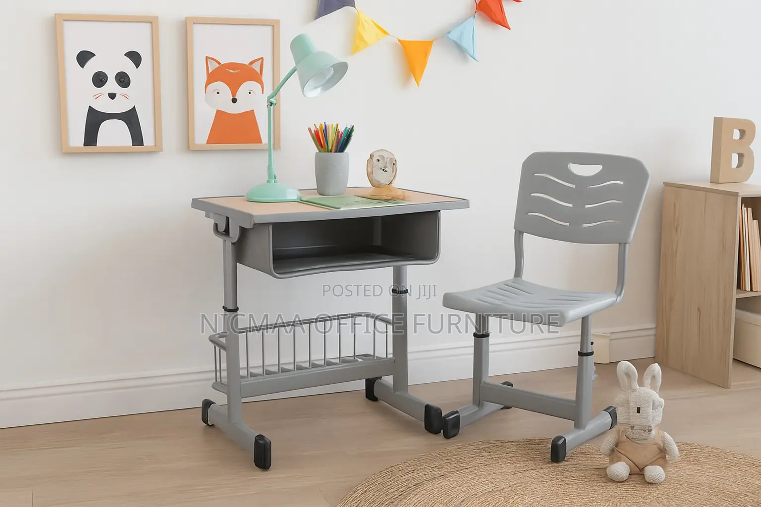 Beautifully Designed Kids Study Desk Set