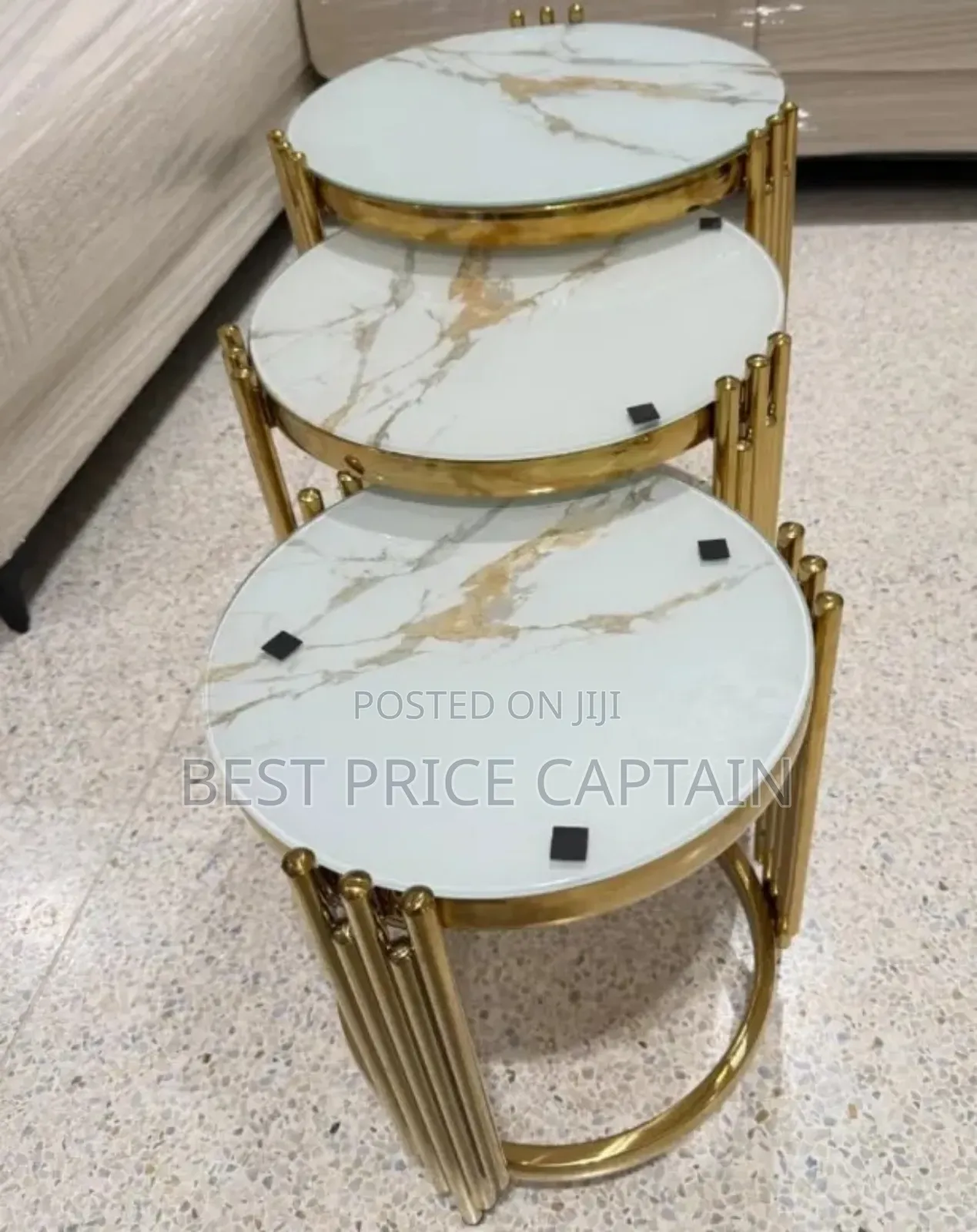 Executive Pure Marble Table 3 in 1