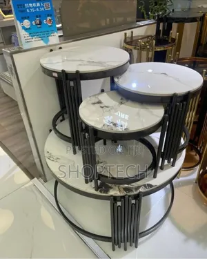 4 In 1 Executive Pure Marble Table