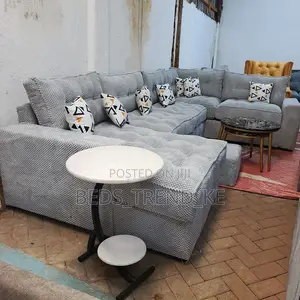 Trendy U Seat 9 Seater Sofa With Free Puff