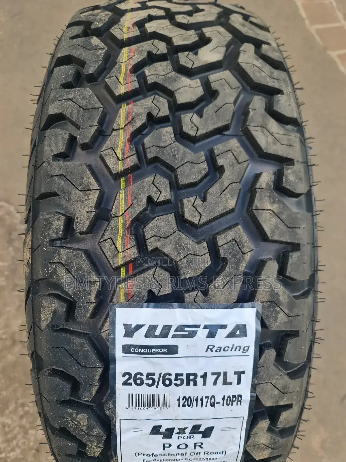 265 /65 R17 Lt Yusta (A/T) New Technology.