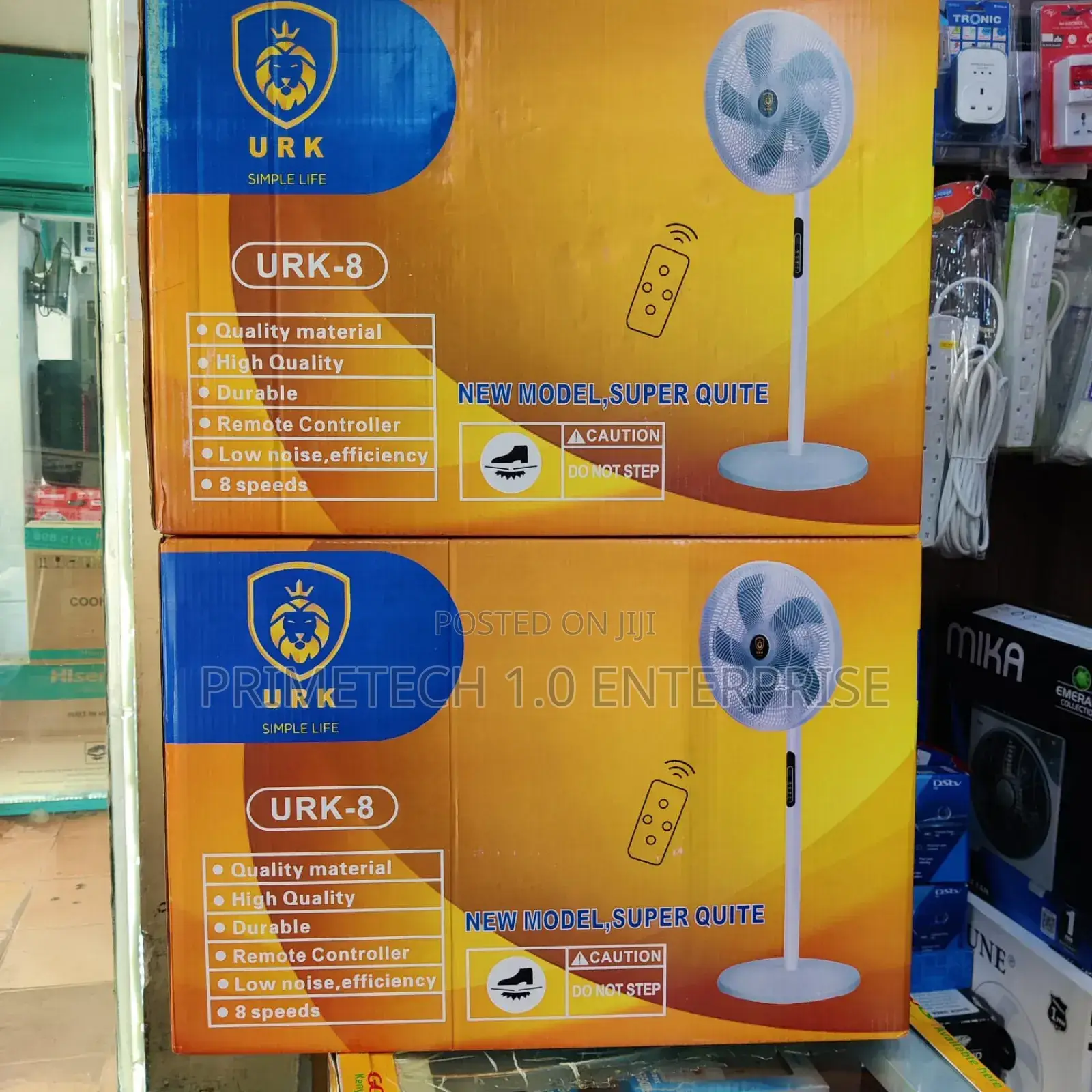 Urk Standing Fan With Remote