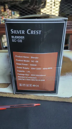 Silver Crest Blender Sc-08 (1500w)