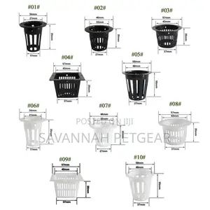 45*45mm Mesh Pot Net Cup Basket For Hydroponic System