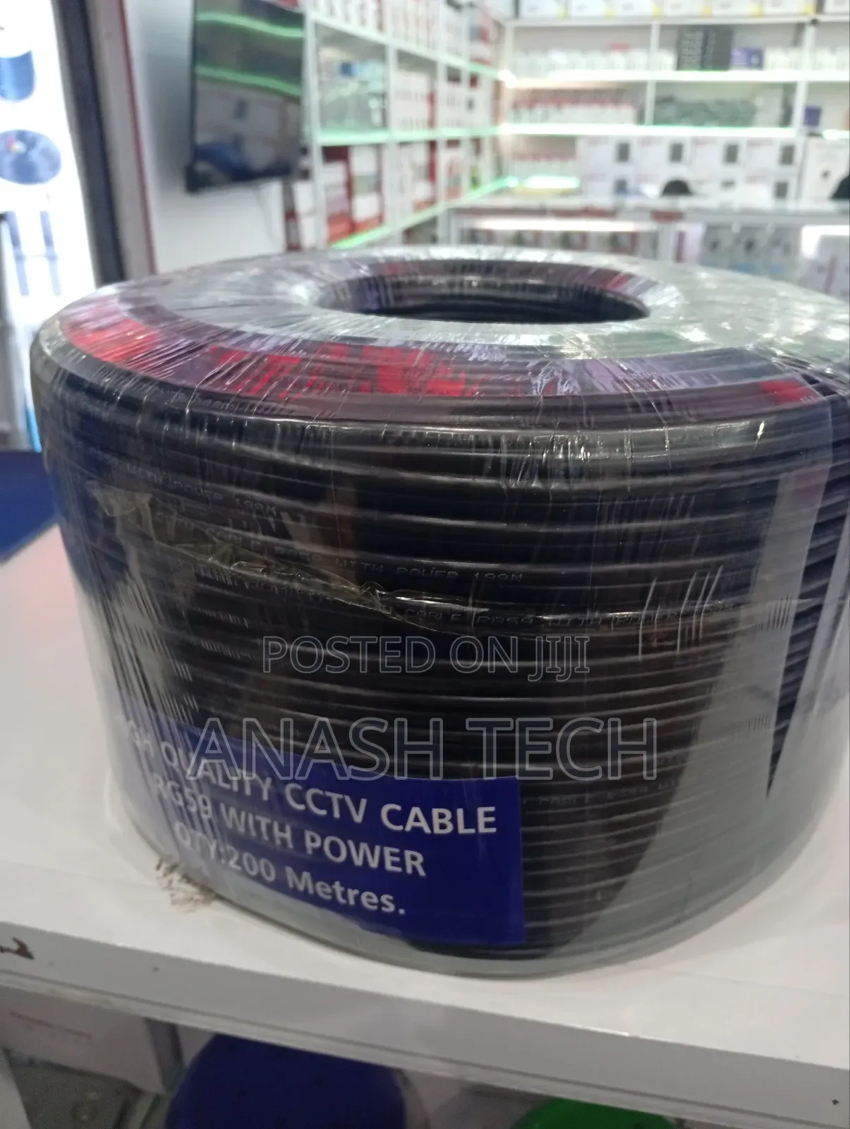 CCTV Coaxial Cable 200mrg59 Supply Coaxial Cable With Power 200m.