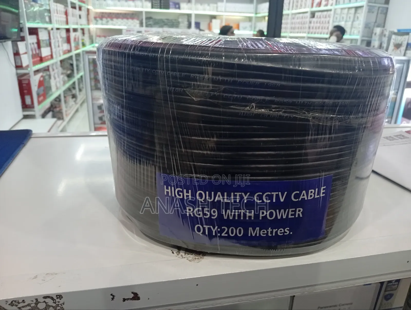 Rg59 CCTV Coaxial Cable 200m With Power