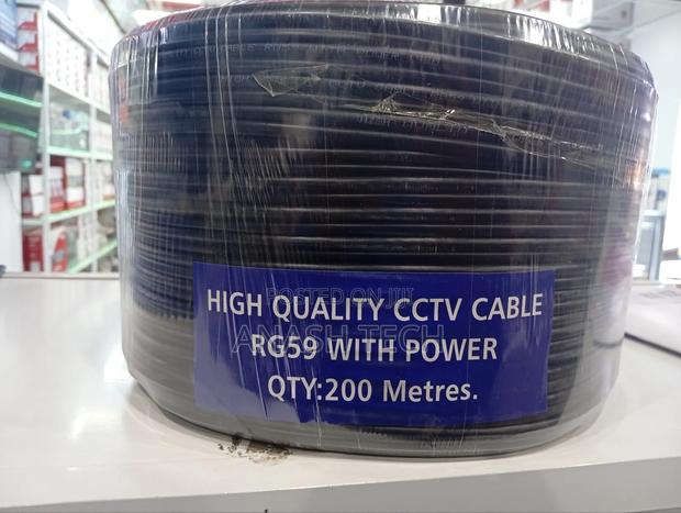 High Quality Rg59 CCTV Coaxial Cable 200m With Power