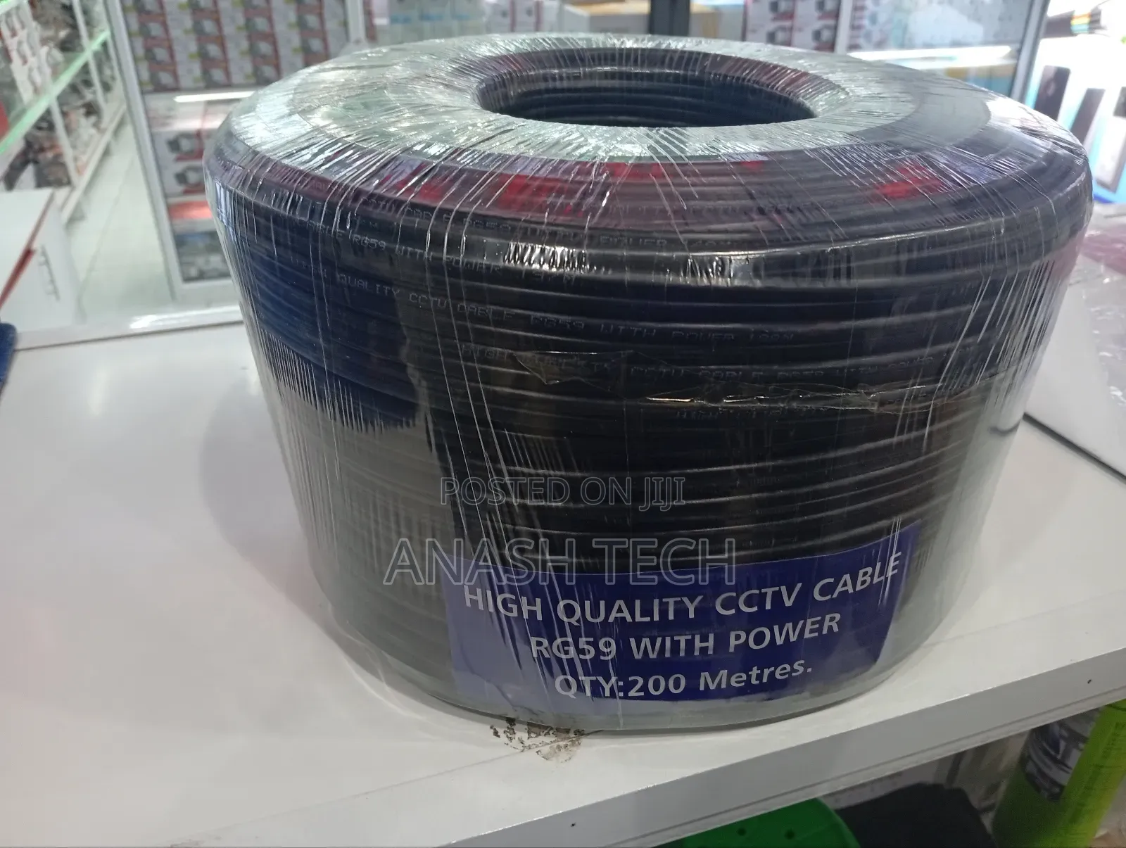 Coaxial Rg59 With Power (200m) Cable