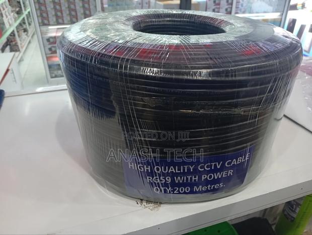 Coaxial Rg59 With Power (200m) Cable