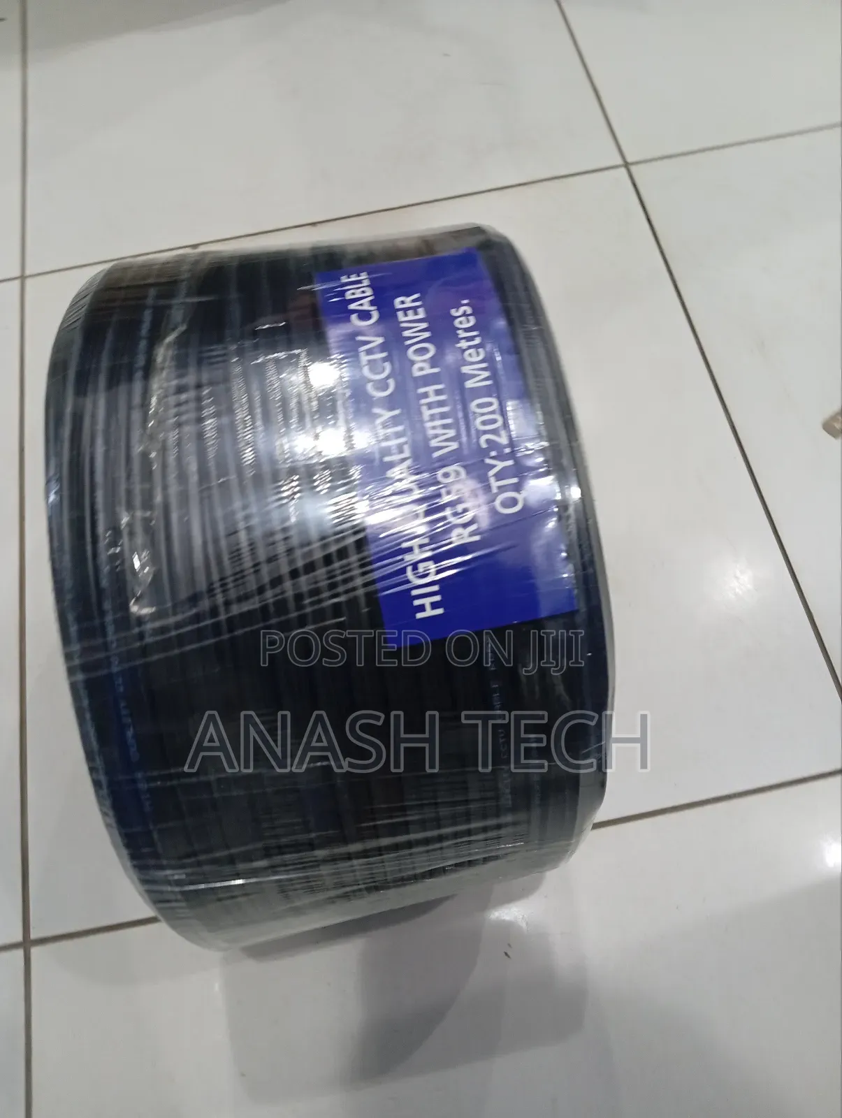 Advanced Rg59 CCTV Coaxial Cable 200m With Power