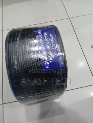 Advanced Rg59 CCTV Coaxial Cable 200m With Power