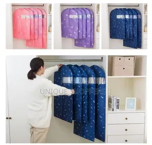 5pcs Reusable Garment Organizer Storage Bags Fabric Garment Cover