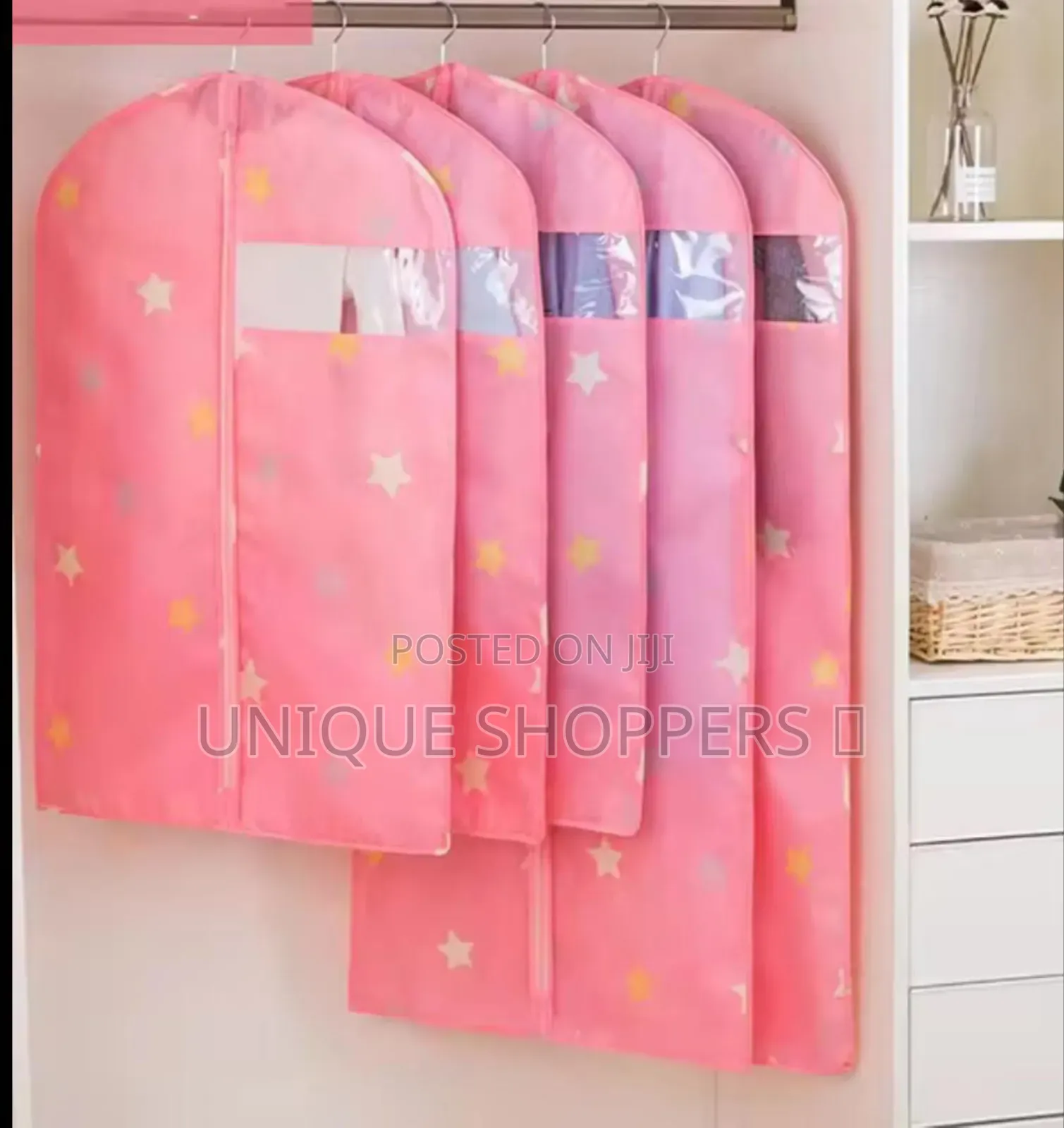 5pcs Reusable Garment Organizer Storage Bags Fabric Garment Cover