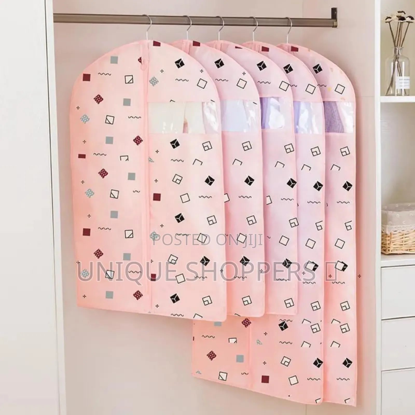 5pcs Reusable Garment Organizer Storage Bags Fabric Garment Cover