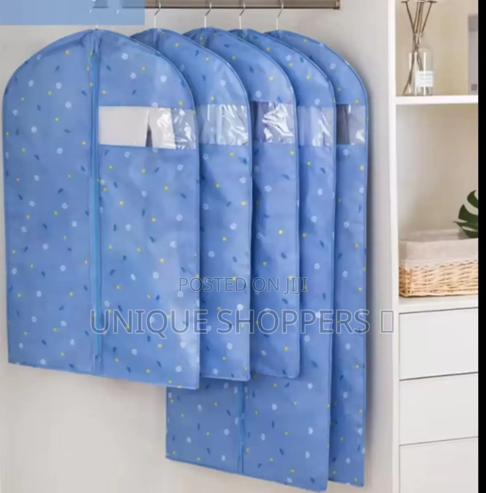 5pcs Reusable Garment Organizer Storage Bags Fabric Garment Cover