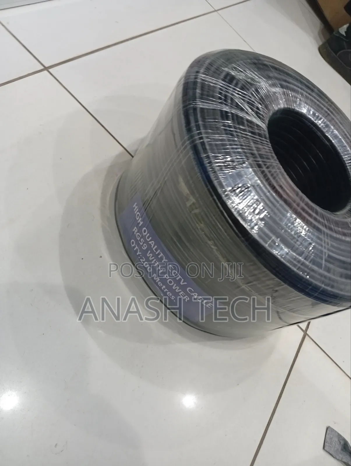 Compact High Quality Rg59 CCTV Coaxial Cable 200m With Power