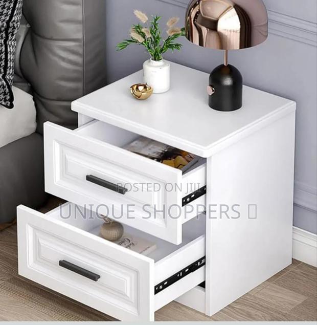 Bedside Table, Modern Nightstand Easy Assembly Bedroom Locker Nordic - thumbnail 2