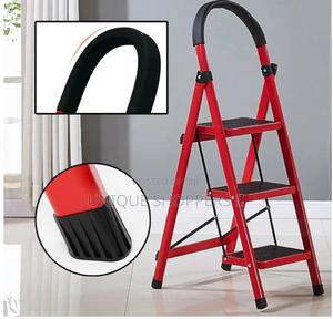 Quality 3 Step Ladder, Folding Step Stool With Wide Anti-Slip Pedal - main view
