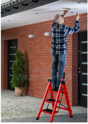 Quality 3 Step Ladder, Folding Step Stool With Wide Anti-Slip Pedal
