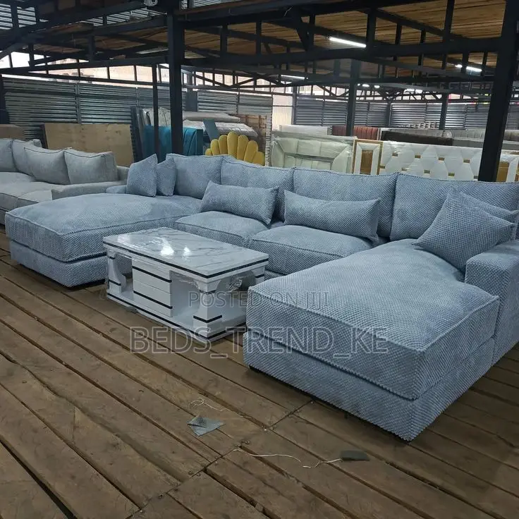 Lovely 9 Seater U Sofa Set