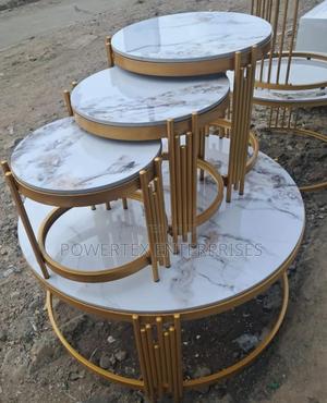 4 In 1 Executive Pure Marble Table - thumbnail 2