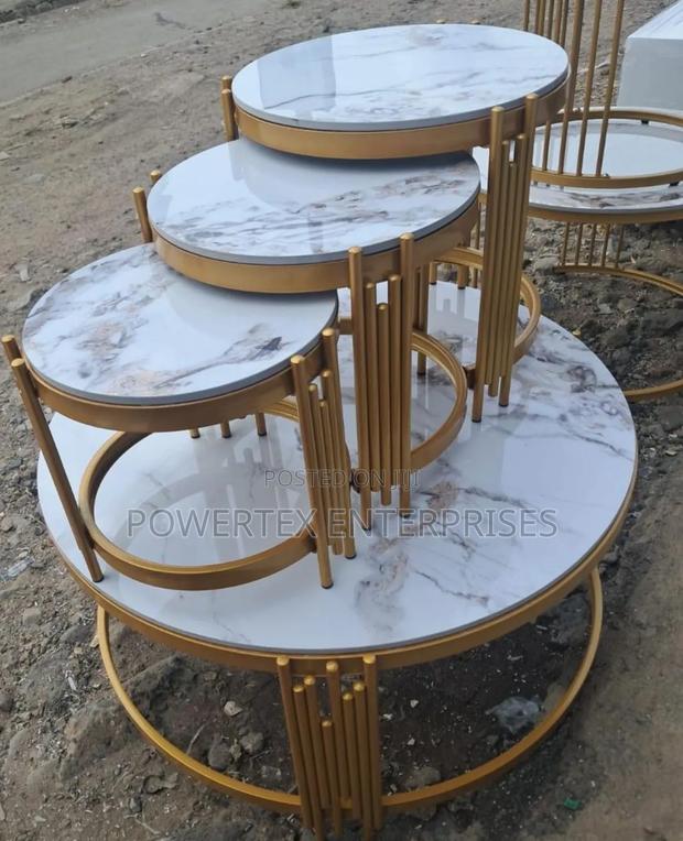 4 In 1 Executive Pure Marble Table - main view