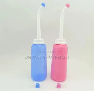 2 Way 500ml Portable Travel Handheld Bidet Sprayer Bottle Nozzle Toile
