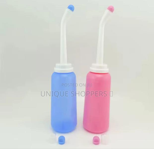 2 Way 500ml Portable Travel Handheld Bidet Sprayer Bottle Nozzle Toile - thumbnail 5