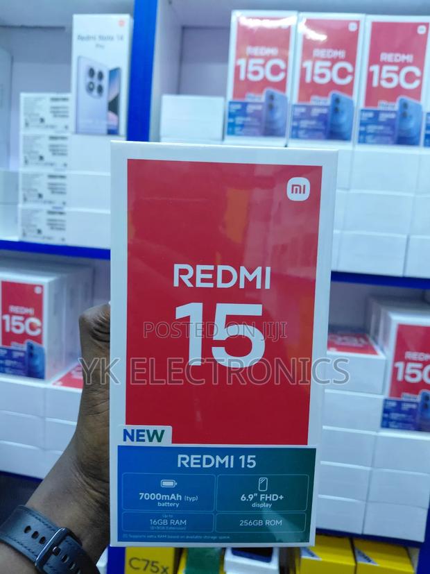 New Xiaomi Redmi 15 256 GB Black - thumbnail 2