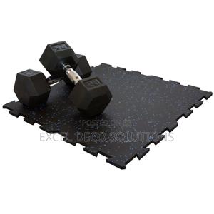 Non-Slip Gym Flooring – Interlocking Rubber Mats 15mm - thumbnail 2