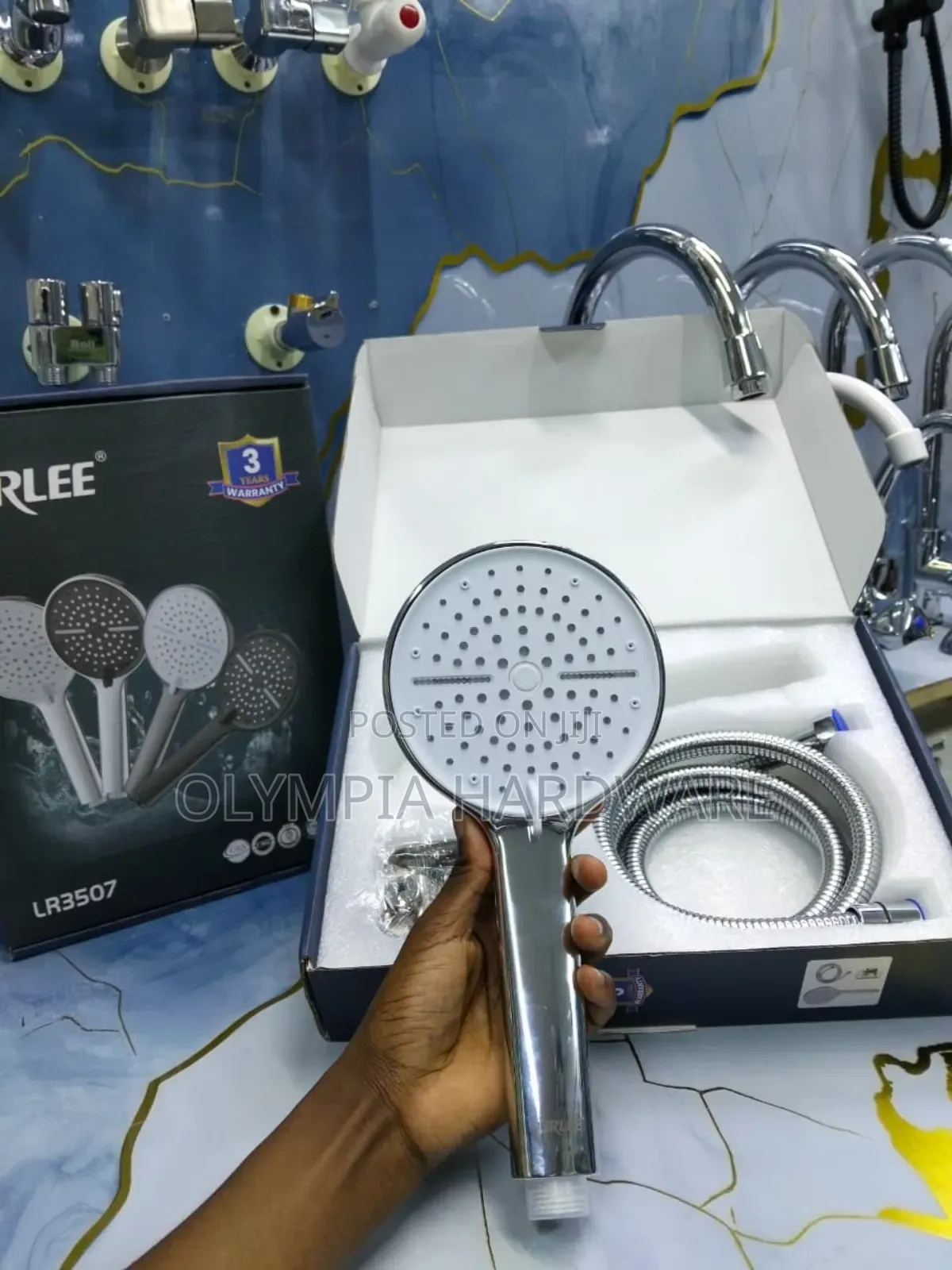 Telephone Shower / Hand-Held Shower (Silver