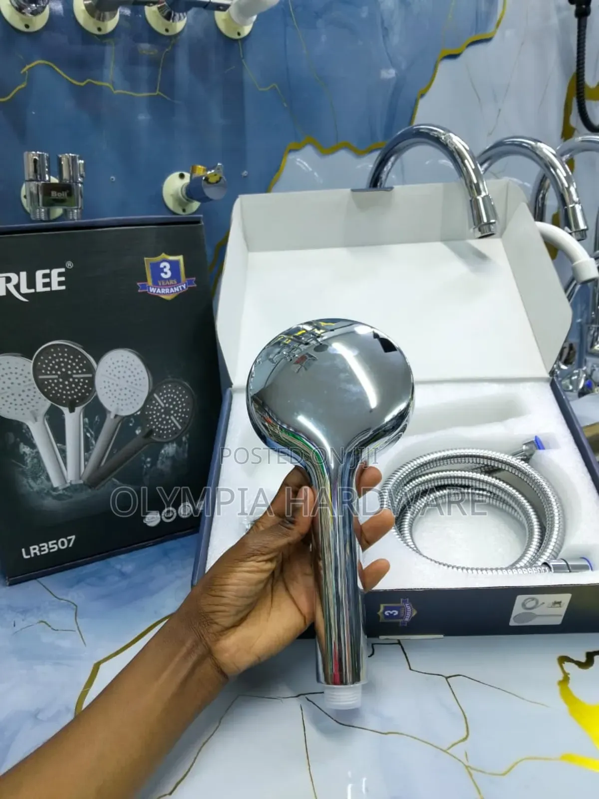 Telephone Shower / Hand-Held Shower (Silver