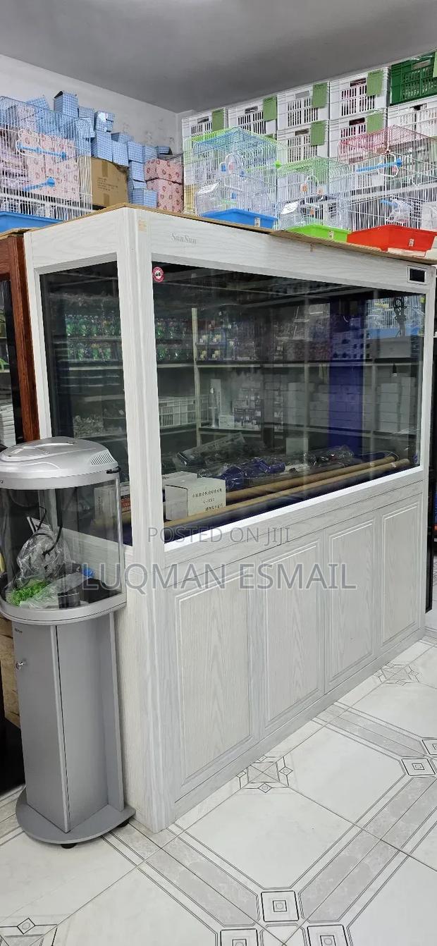 White Beautiful Aquarium - main view