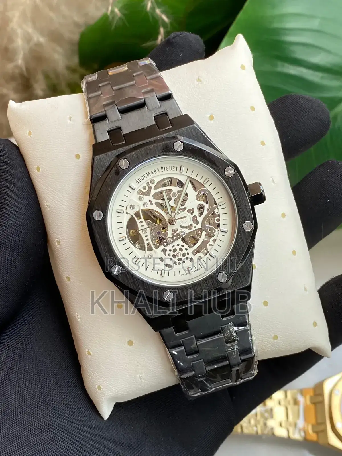 Audemars Piguet Automatic Watch Audemars Piguet Black and White Face