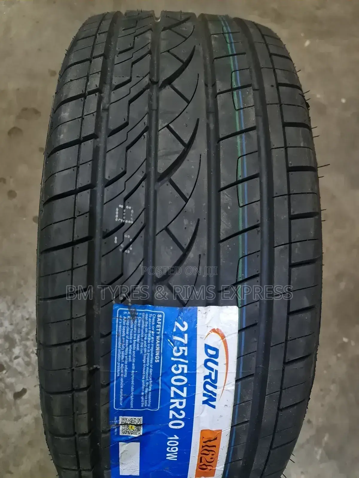 275 /50 R20 Durun Tyres.