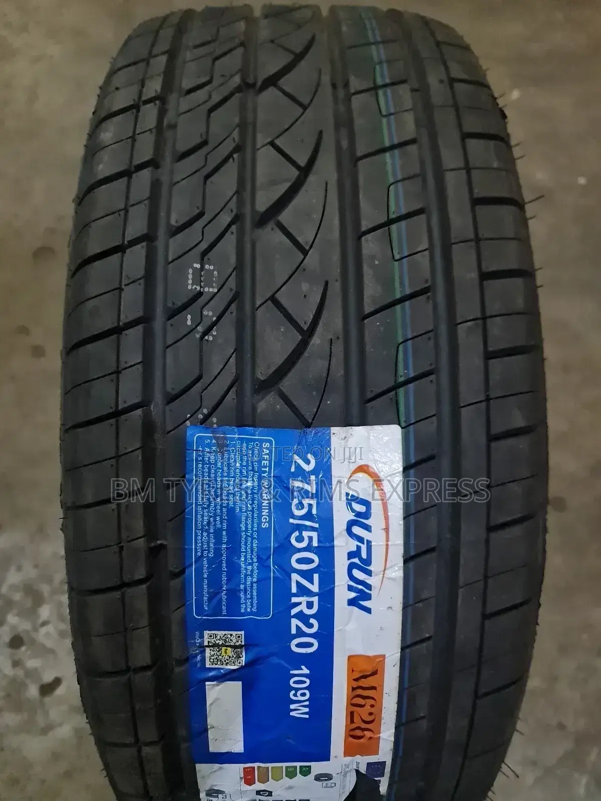 275 /50 R20 Durun Tyres.